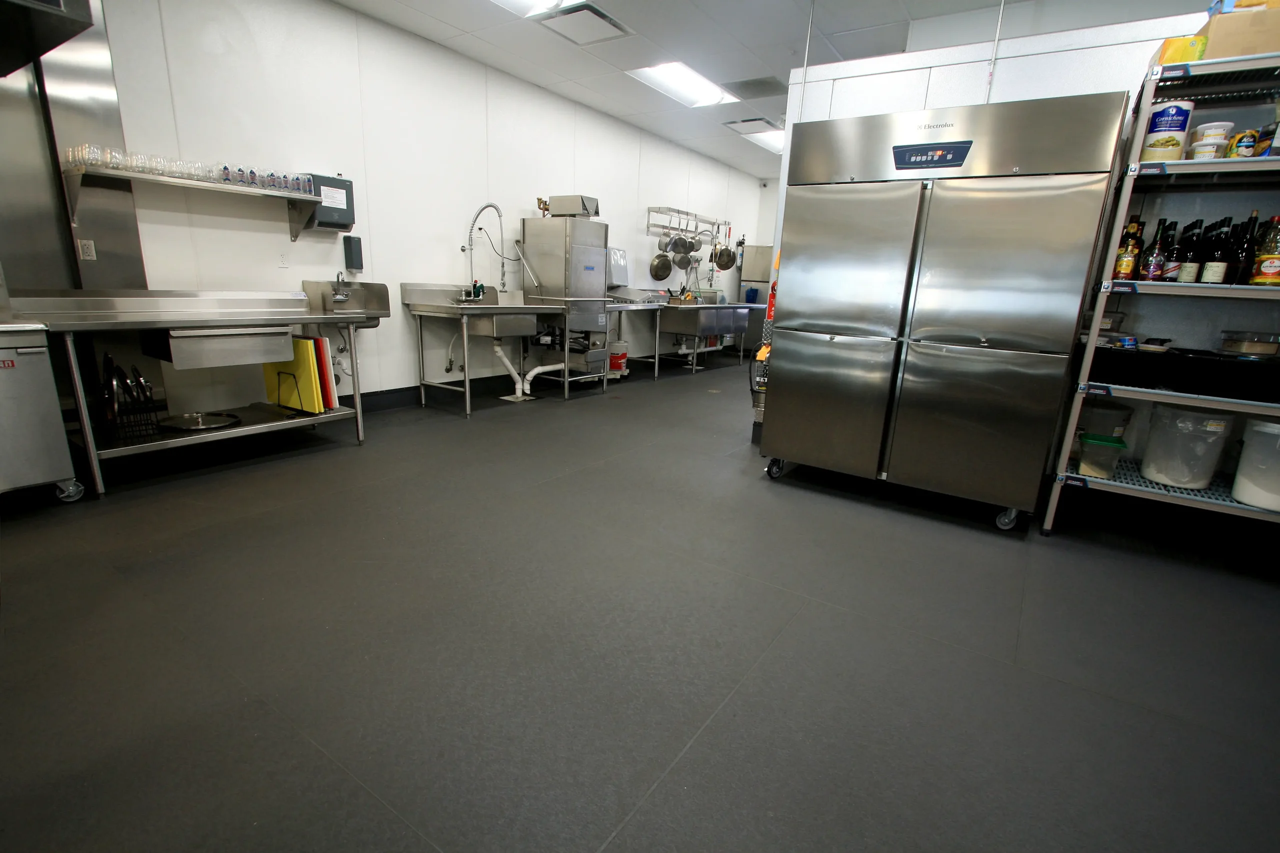 Eco-Grip waterproof flooring installed at Clean Catch Fish Market