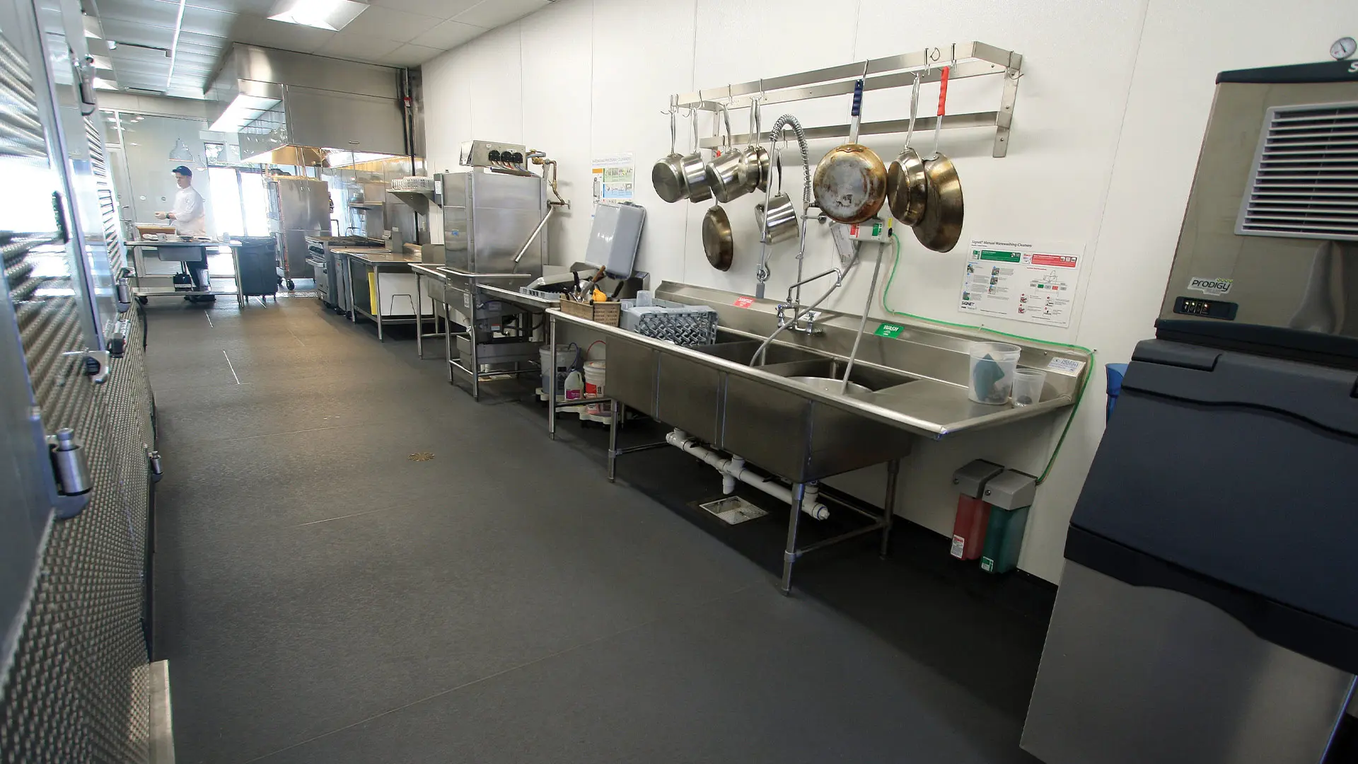 Eco-Grip flooring installation at Clean Catch Fish Market in Charlotte North Carolina